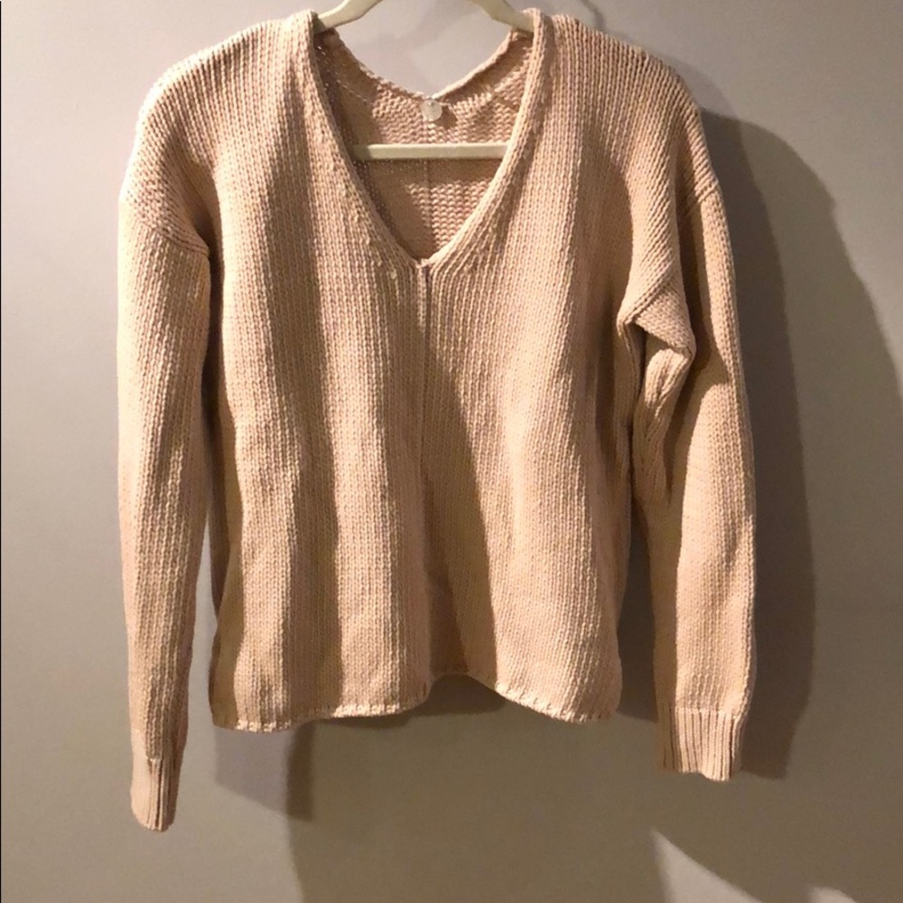 Cozy pale tan sweater